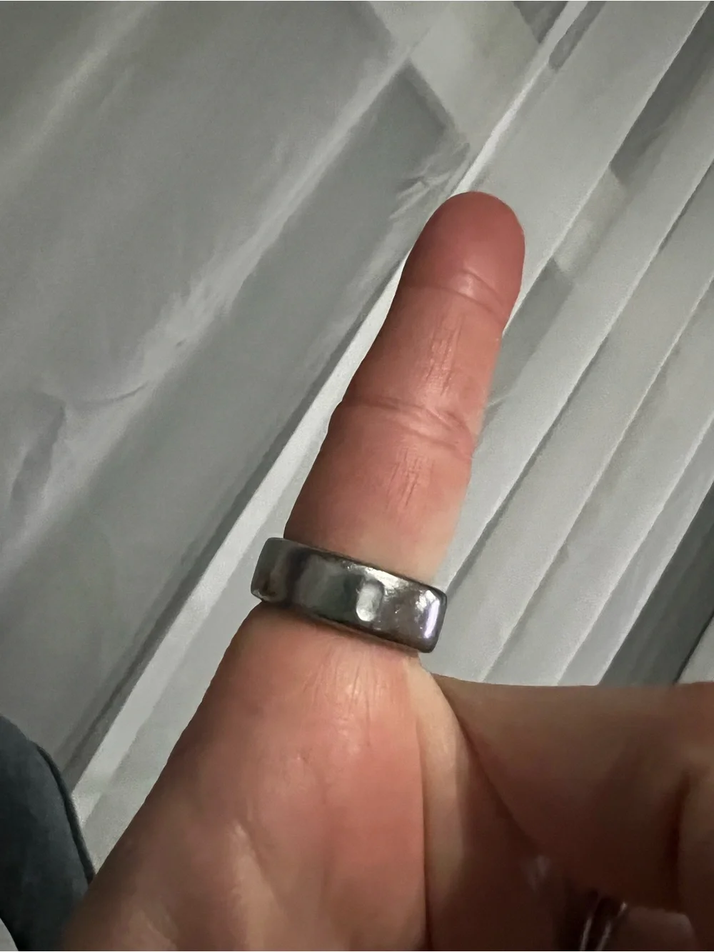 Oura Ring Gen 3 Horizon Silver-Size 8